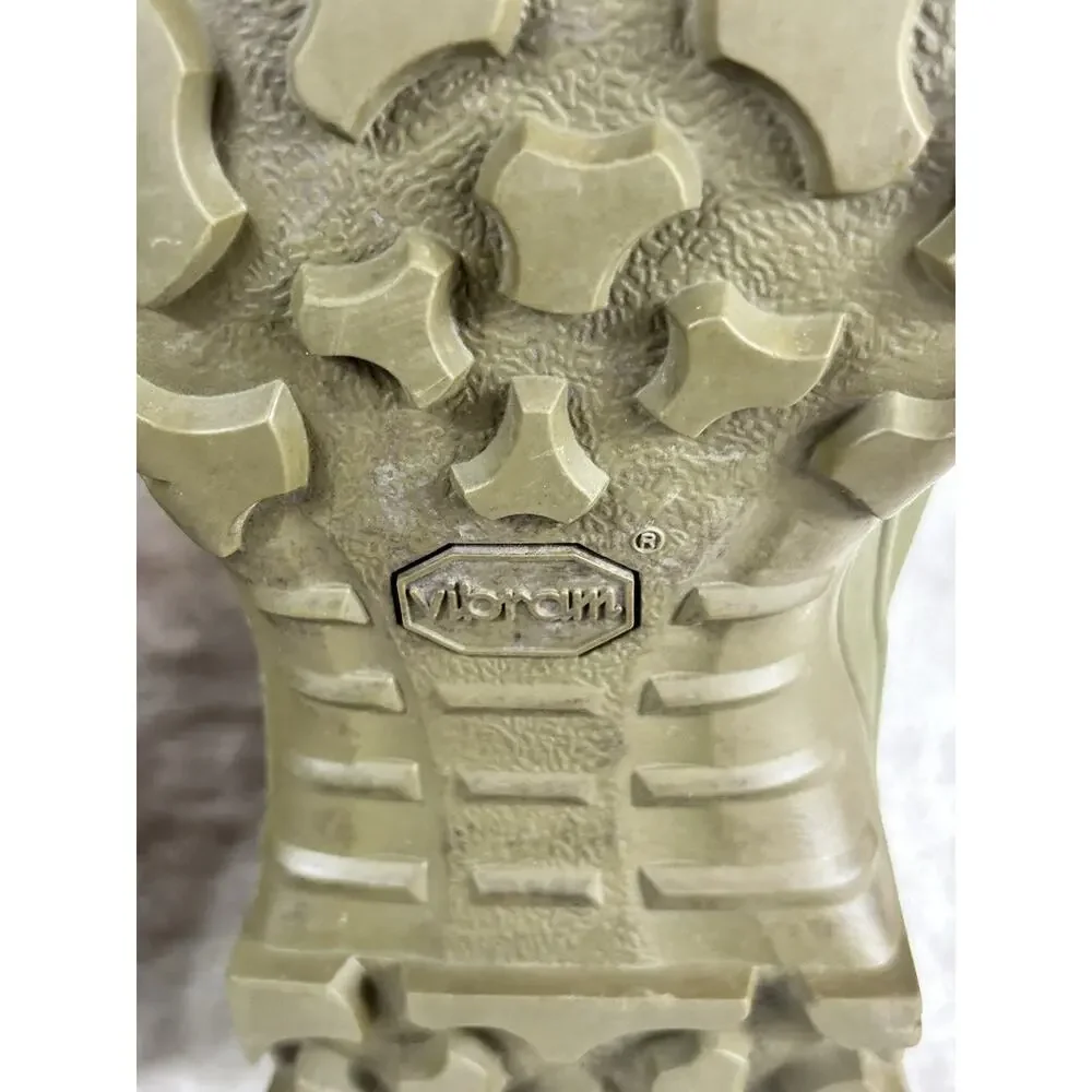 Wellco Combat Hiker Boots Mens 12 W Brown M760 Vibram Military Hiking Outdoor